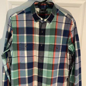 Express Casual Button Down Shirt Size M